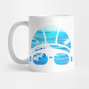 Creative Swimming Cap of the Waves Gift Mug